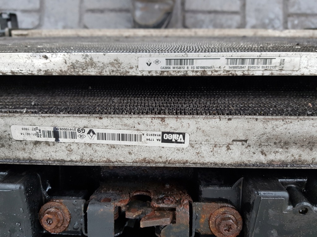 Renault megane 3 3 рестайлинг  14-16r 1.6 dci ремень передний радиатор вентилятор с Разборки