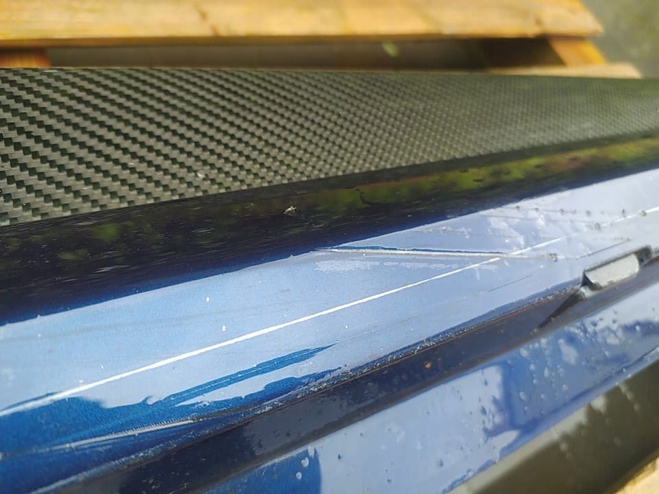 фото №7, Alfa romeo giulia quadriofoglio qv молдинг накладка левая порог карбон