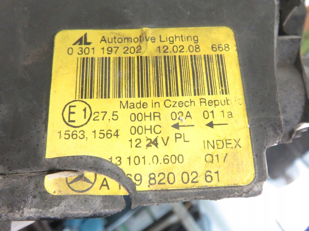 фото №8, Лампа права передня mercedes a w169 1698200261