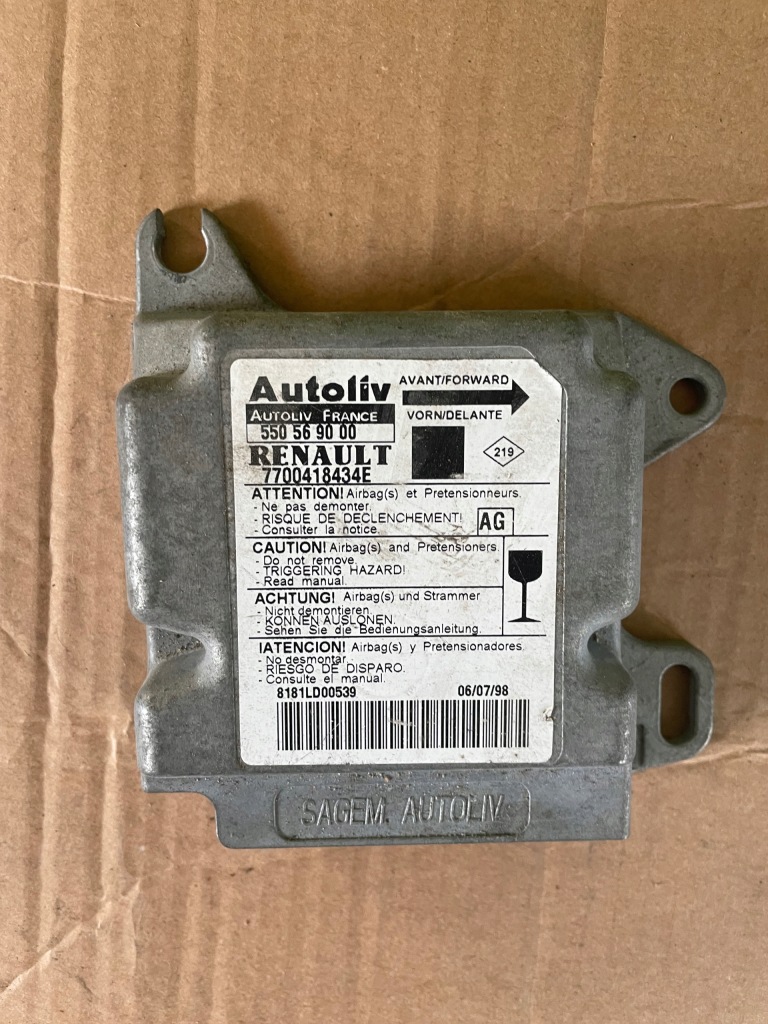 фото №1, Renault scenic i датчик подушка безопасности 550569000