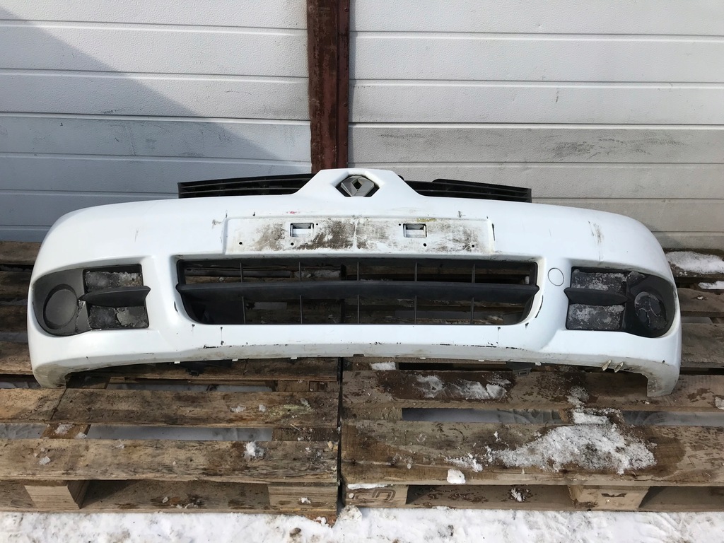 фото №6, Бампер перед передний renault clio 2 ii campus storia белый dv369 kompletny