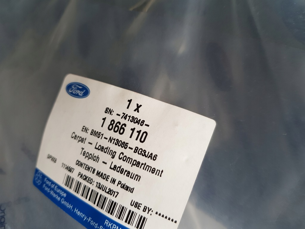 фото №5, Обшивка пол мат с багажника ford focus mk3 mkiii mk 3 iii kombi