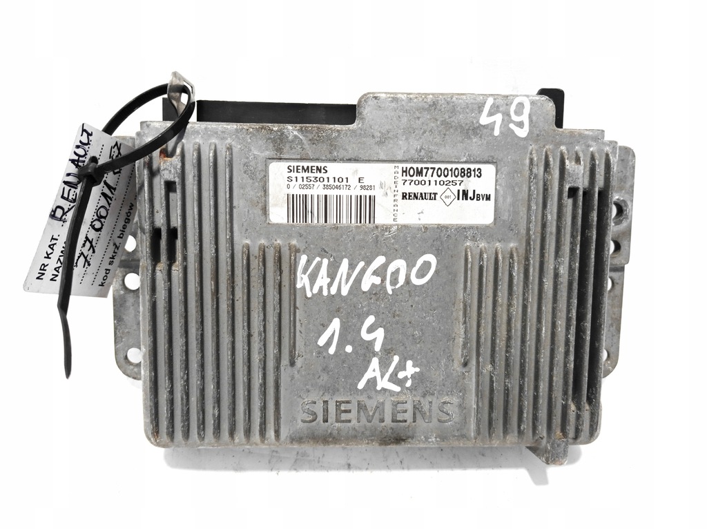 фото №1, Бортовой компьютер renault kangoo 1.4 7700108813
