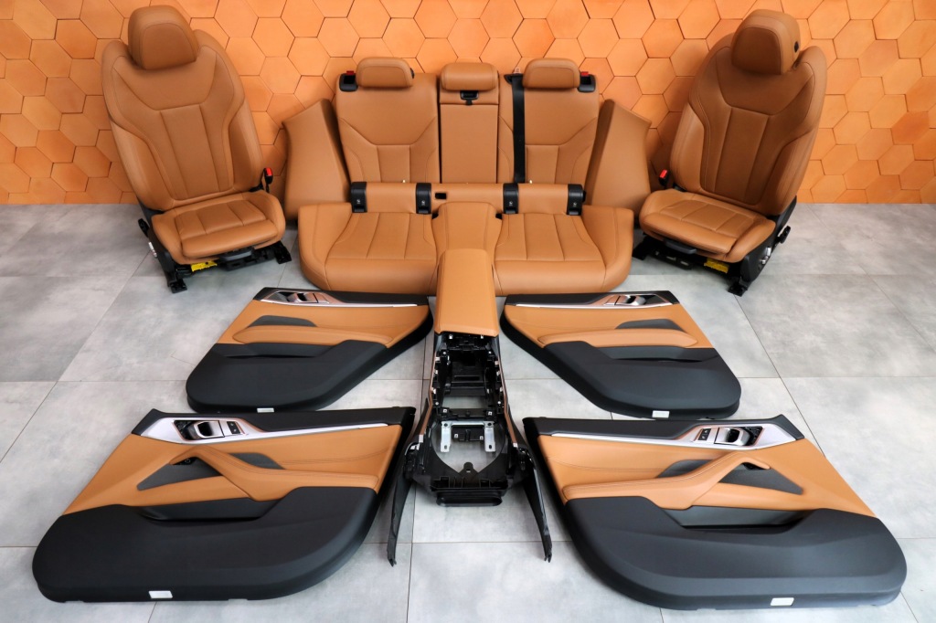 фото №1, Bmw 4' g26 салон сидіння m-pakiet пам'ять harman kardon sensatec cognac