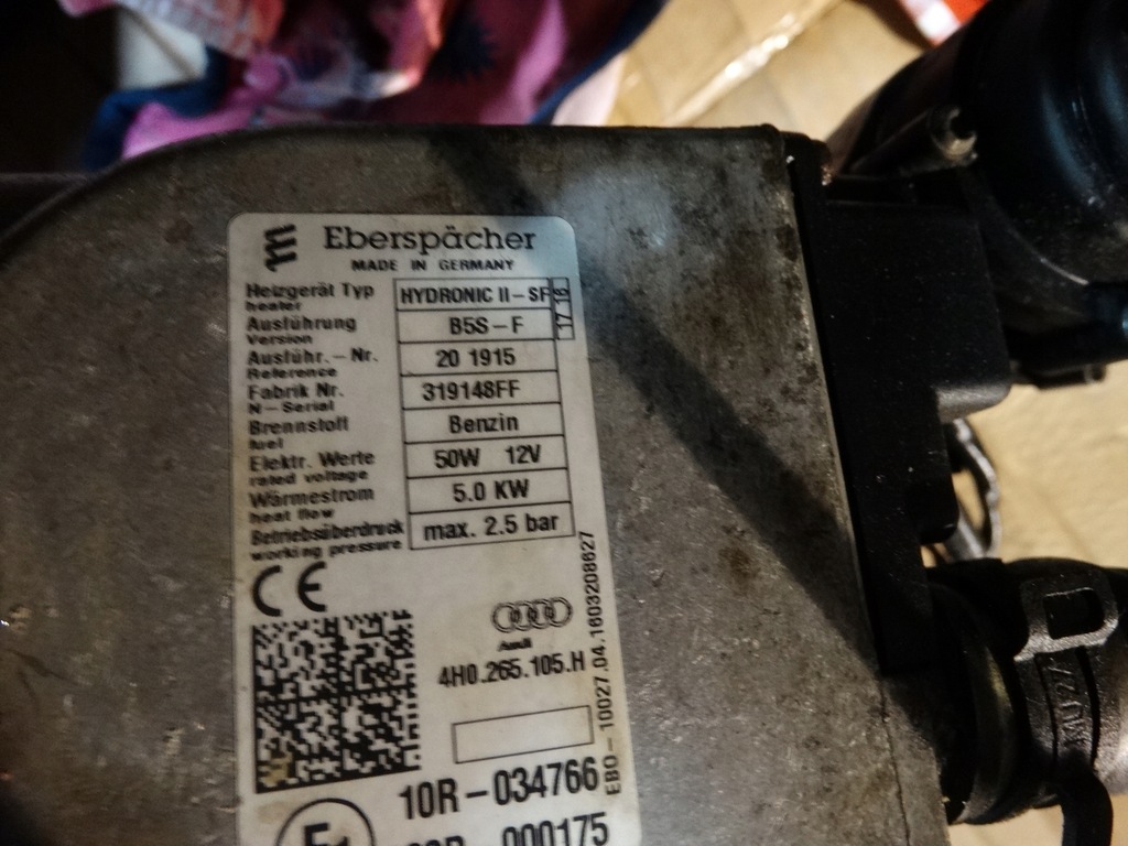 фото №5, Webasto - бензин audi a8 d4 s8 4h 1