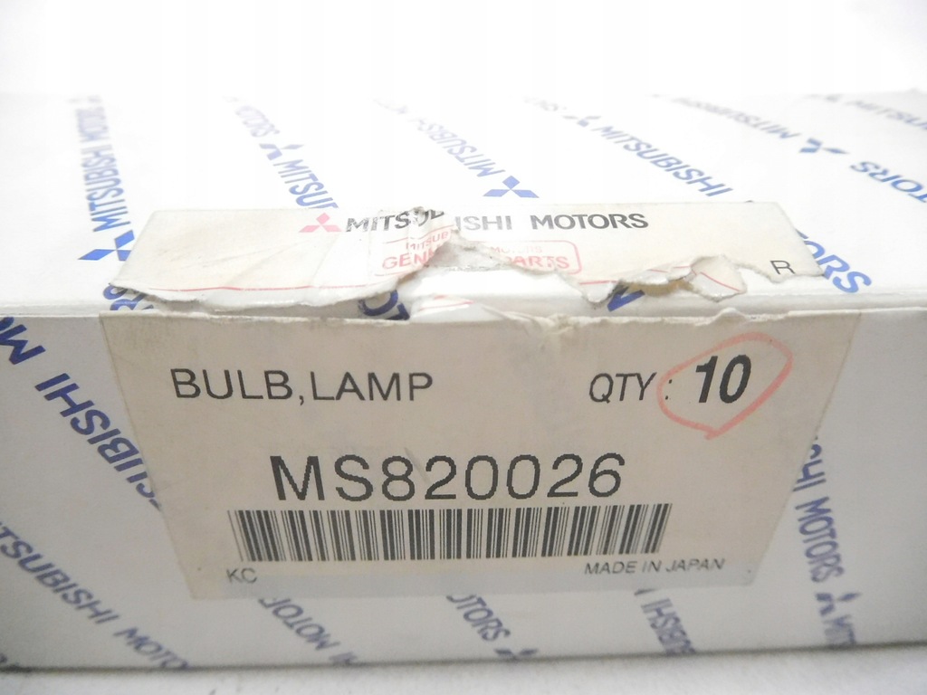 фото №7, Лампочка свет mitsubishi outlander оригинальный номер ms820026