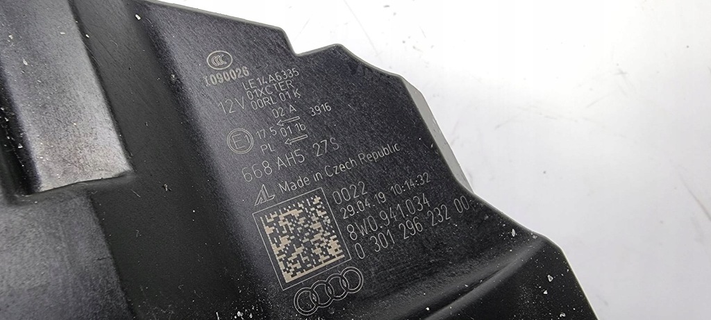 фото №7, Лампа правая перед audi a4 b9