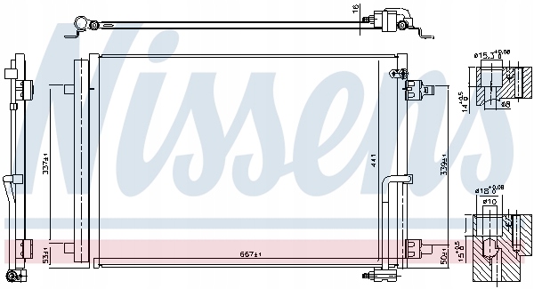 фото №5, Радіатор кондиціонера nissens 941050