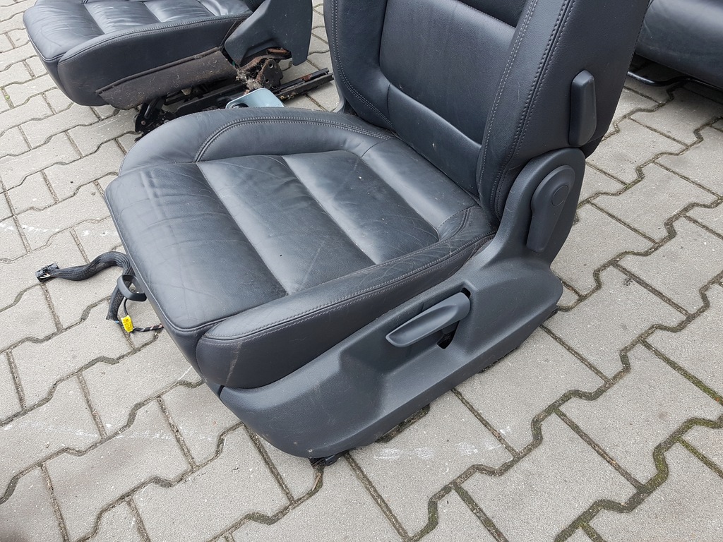 фото №7, Vw tiguan i 5n 06-15r сиденья кожаный заднее сиденье комплект