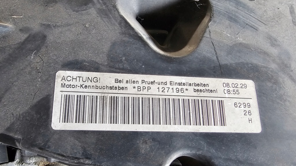 Audi a4 a6 2.7 tdi двигун bpp форсунки пошкоджений Зі Шроту