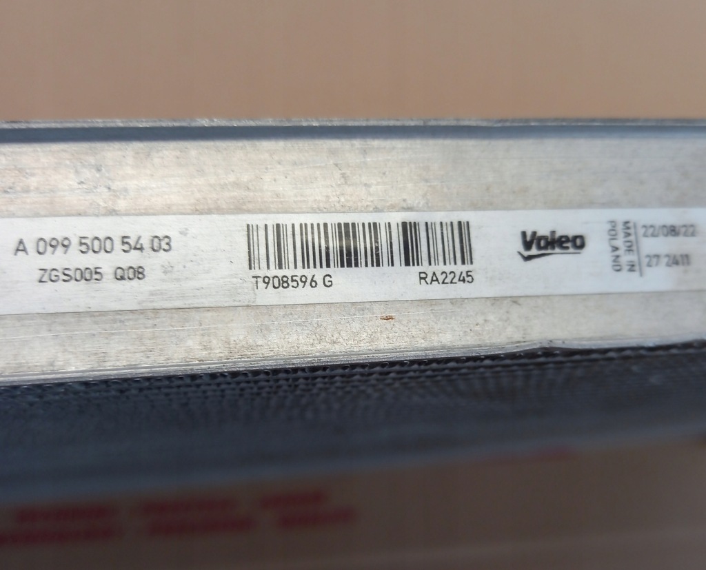 фото №5, Радіатор додаткова nt mercedes w213 x253 c253 gt x290 63 amg a0995005403