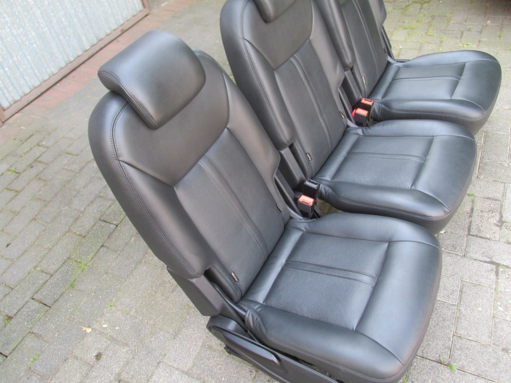 фото №2, Ładne сиденья задняя 2 ряд кожа czarna нитка s-max mk1 galaxy mk3 lift 2013 r