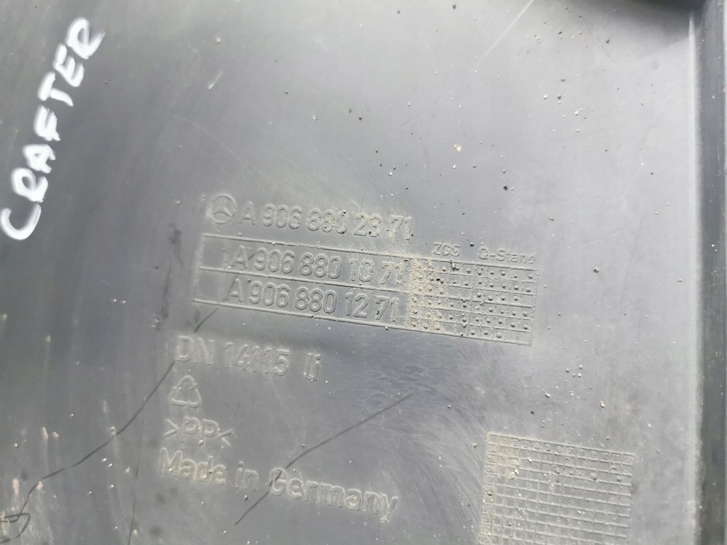 фото №9, Уголок бампера левый задняя vw crafter a9068802371