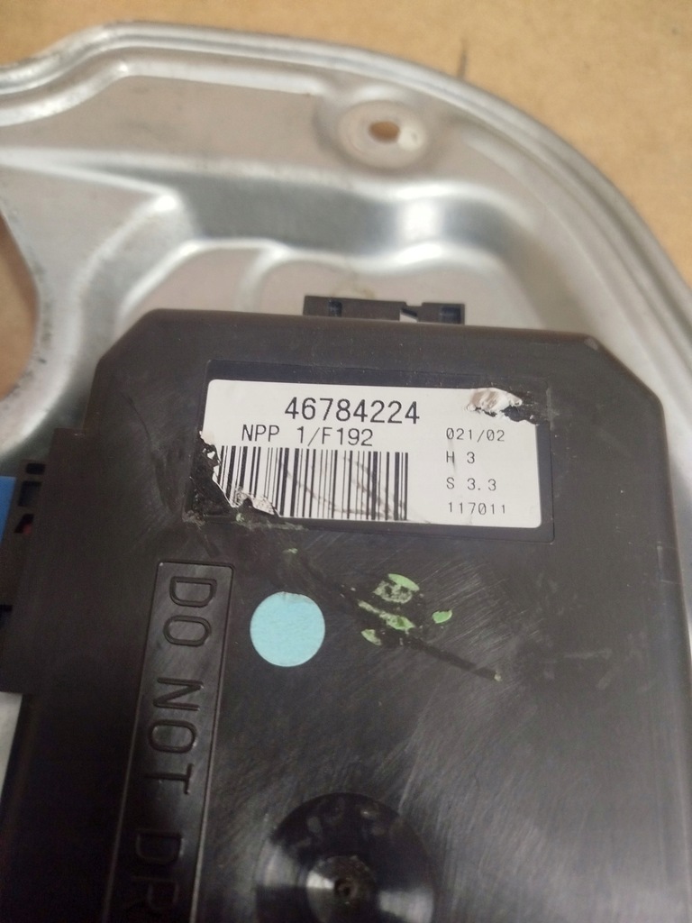 фото №6, Подъемник стекло + модуль дверь правый перед fiat stilo 00467813420 46784224