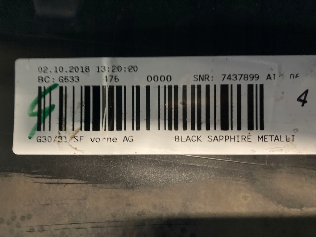 фото №12, Бампер передний bmw 5 g30 g31