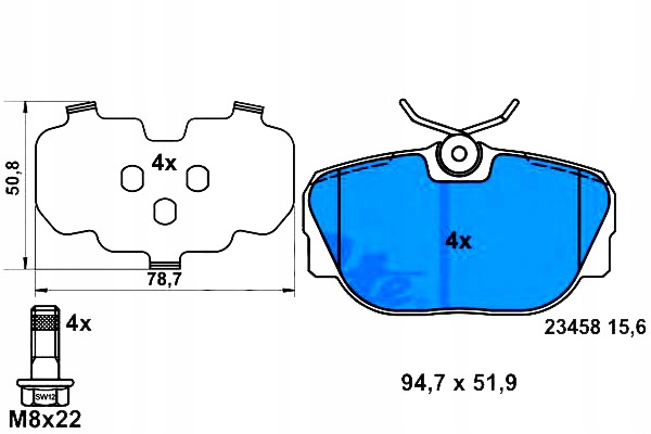 фото №2, Тормозные колодки тормозные land rover discovery ii range rov