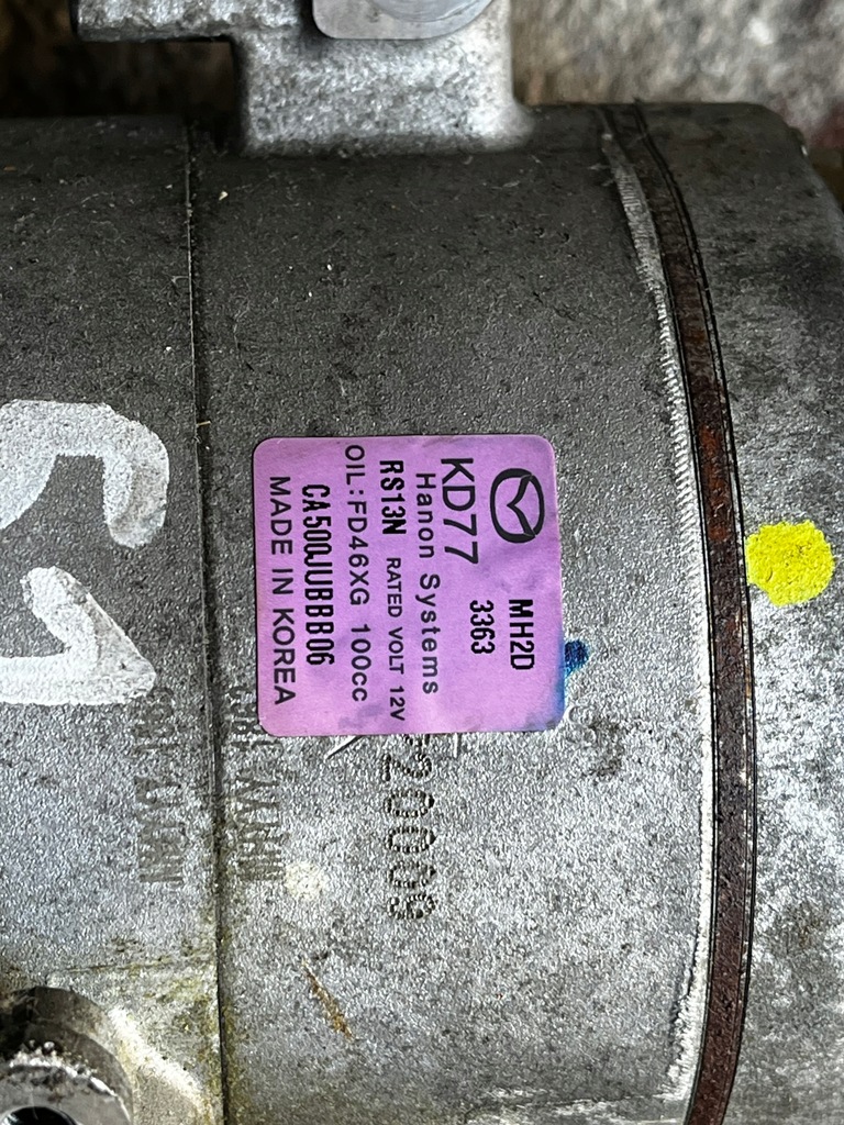 фото №5, 51 mazda cx5 компресор кондиціонера ca500jubbb06