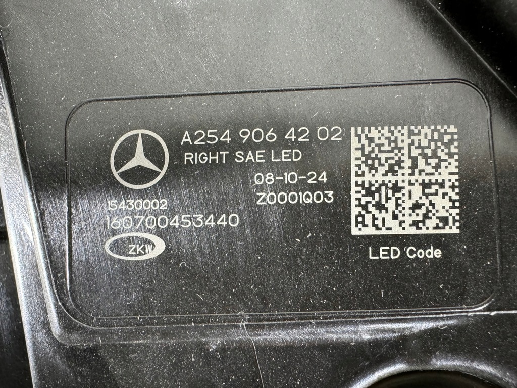 фото №13, Mercedes glc w254 a254 x254 full led лампа правая перед фара usa - nowa