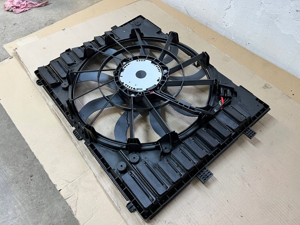 фото №3, Vw touareg ii корпус вентилятора радіатора kompl