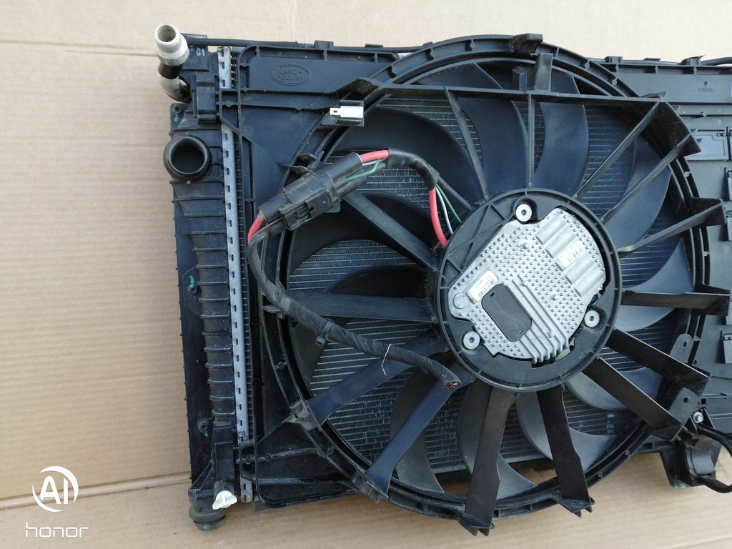 фото №13, Комплект радіатор вентилятор gj32-8k230-ab land rover evoque 2.0d 16r