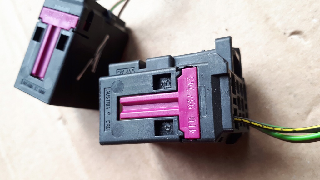 фото №7, A4 b9 8w s4 штекер колодка 4f0937743 a5 8w