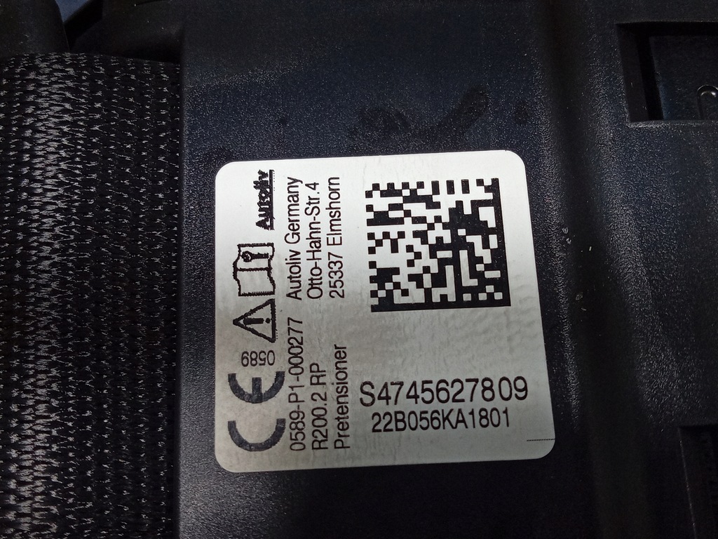 фото №5, Bmw 1 f40 pas безопасности задняя правый 7456278