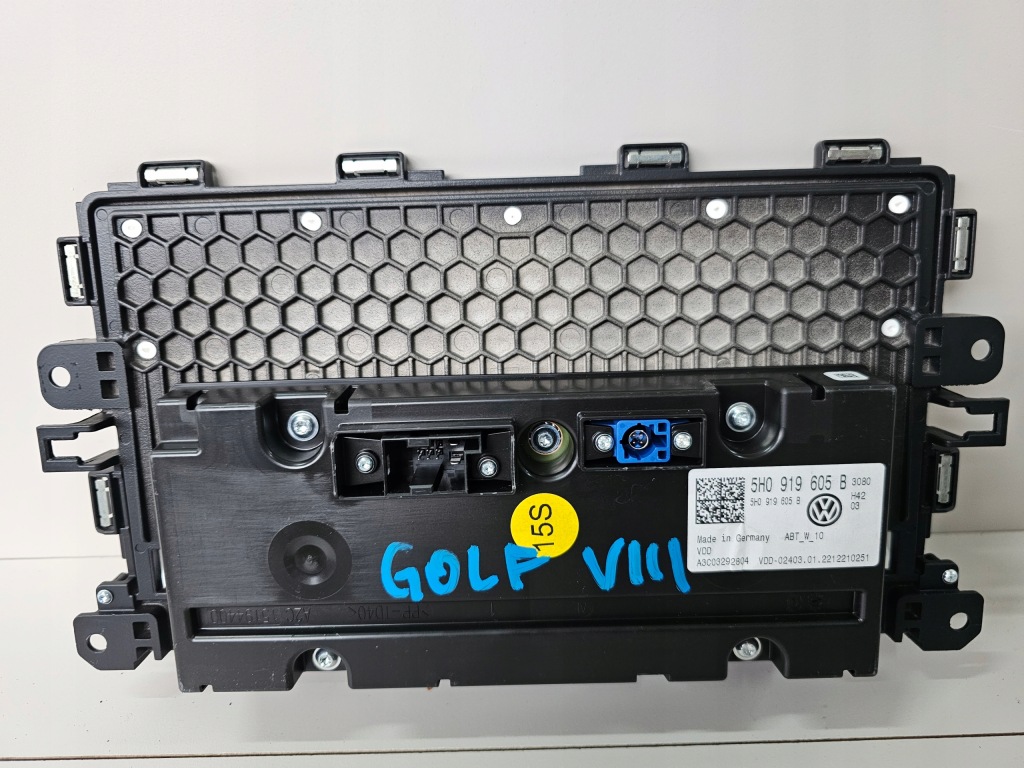 Экран дисплей радио навигация считыватель golf viii 5h0919605b / 5h0035820h с Разборки