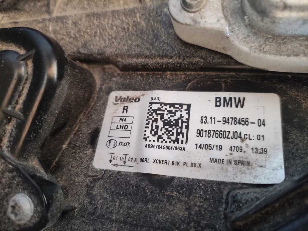 фото №5, Bmw 2 f44 gran coupe лампа правая перед передняя full led хром адаптивный 20r