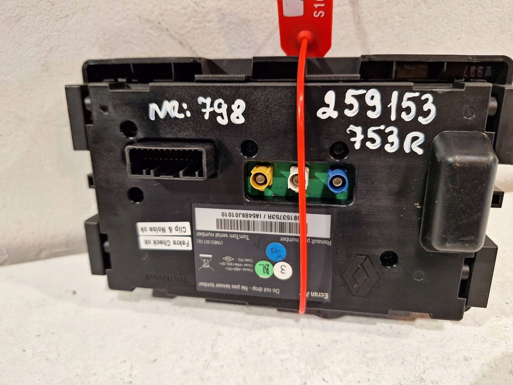 фото №2, Дисплей навигации 259153753r renault scenic iii 09-