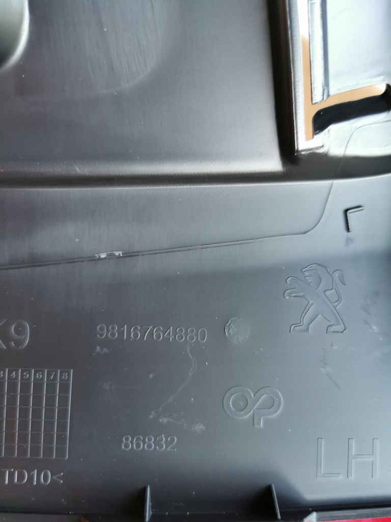 фото №1, Peugeot rifter proace 18- решётка бампера перед 9816764880