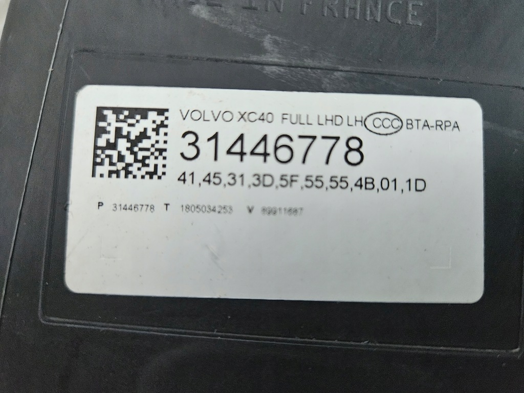 Volvo xc40 лампа ліва full led 31446778 Київ