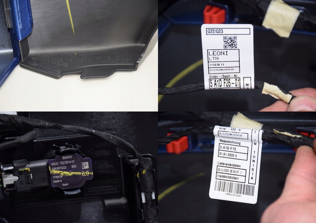 фото №14, Bmw 4 g22 g23 m-pakiet бампер задня 6 pdc portimao blau c31