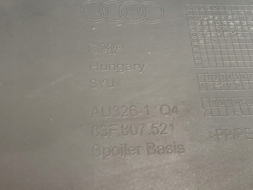 Audi q3 83f sporback дифузор бампера 83f807521 Недорого