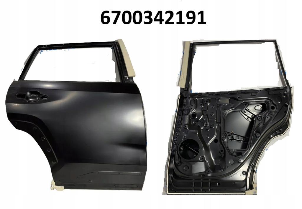 фото №1, Toyota rav4 двері задні праве оригінальний номер 6700342191