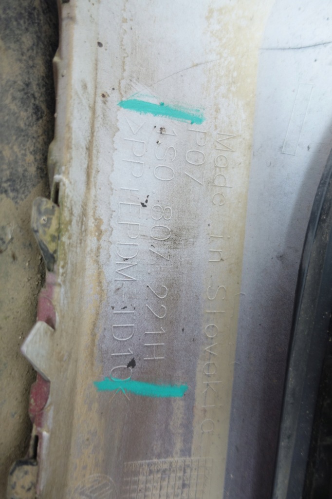 фото №14, Vw up gti lift 2016- бампер перед передній 1s0807221h