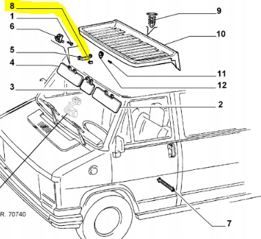 фото №9, Клипса кронштейн fiat ducato оригинальный номер 182531880
