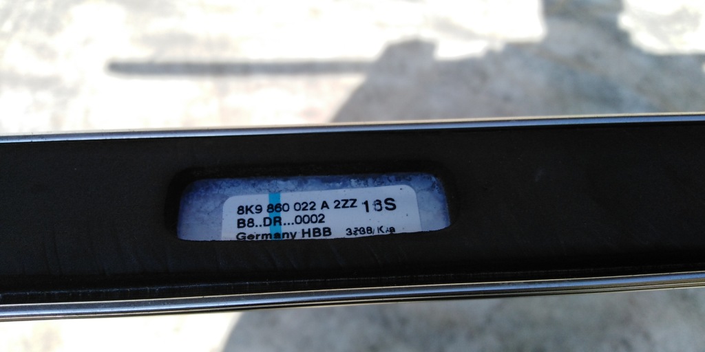 Audi a4 b8 универсал рейлинги кровельные хром комплект ory Недорого