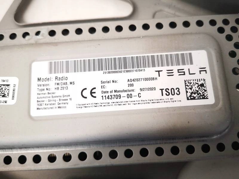 Tesla model s другое компьютеры 2021 114370900c 1143709-00-c Цена