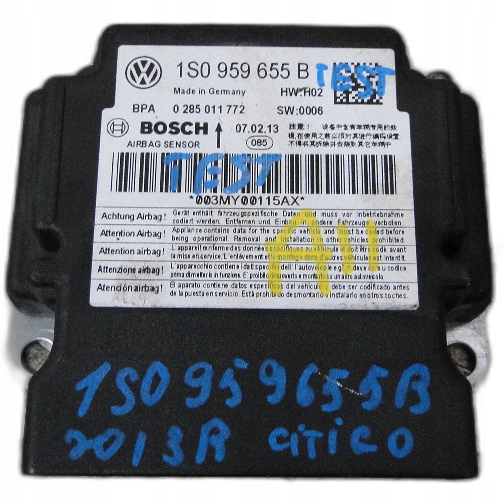 фото №1, Блок управления skoda citigo 1s0959655b 32232882 2014
