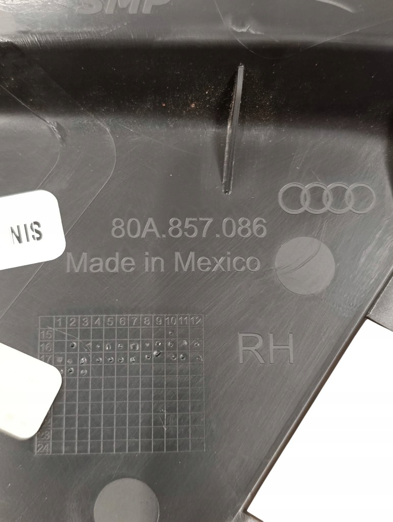 фото №7, Audi q5 sq5 2018 правая сторона боковой element панели приборной панели