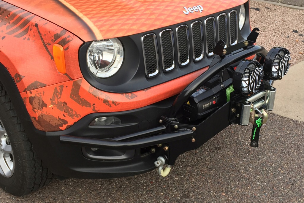 фото №4, Jeep renegade i bu 14-18 бампер pod лебідка model daystar offroad