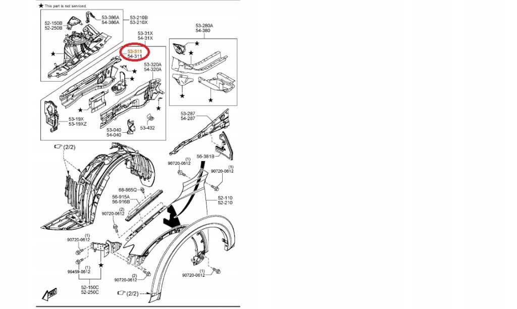 фото №2, Оригінальна рама права внутрішня mazda cx-3