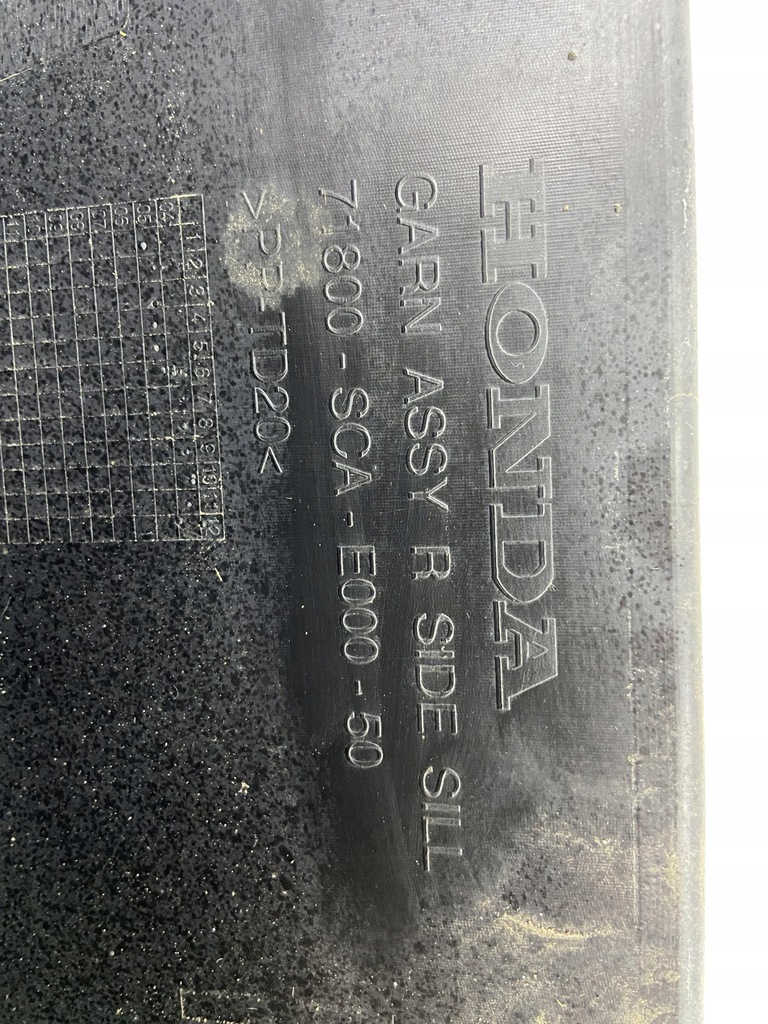 фото №6, Молдинг накладка порог правая порог honda cr-v ii lift 2005-2006r.
