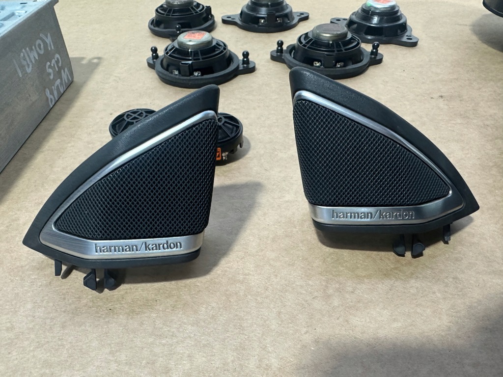 фото №11, Аудіосистема, динаміки harman kardon mercedes cls w218 комплект, підсилювач