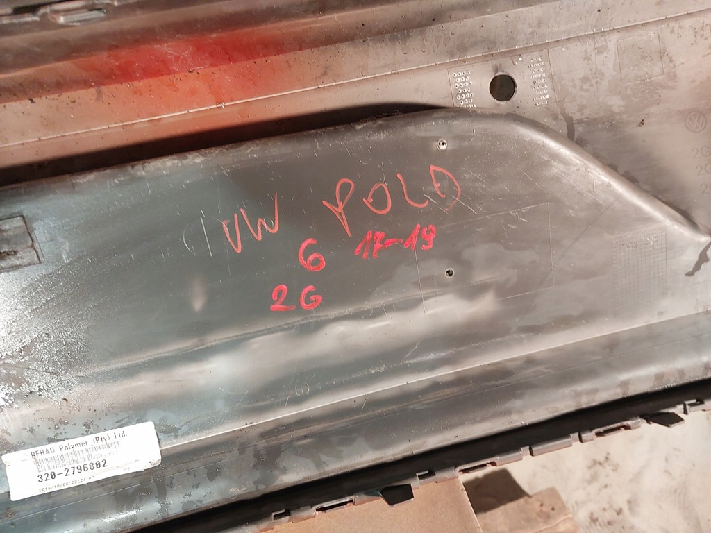 фото №5, Бампер задняя vw polo vi 2017-2023 2gs807421