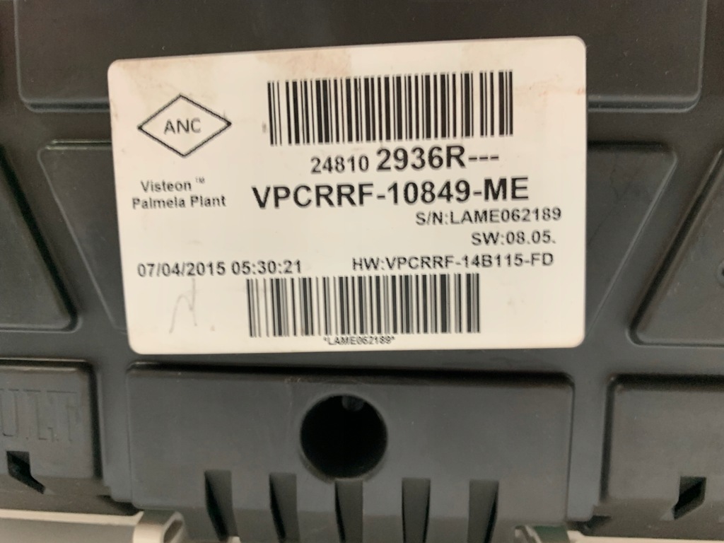 фото №5, Счетчик приборы renault clio iv 1.2 16v