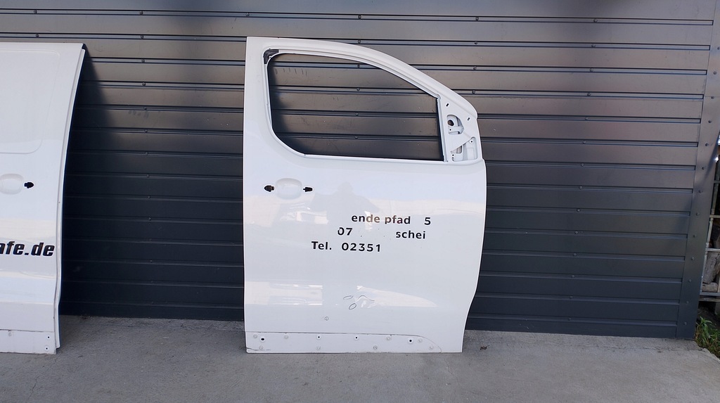 фото №1, Toyota proace jumpy expert правое дверь передние перед белый