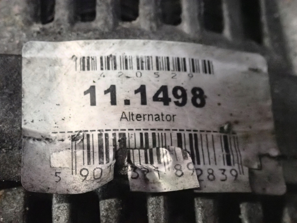 Peugeot 206 98-03 1.4 генератор l420529 11.1498 с Разборки