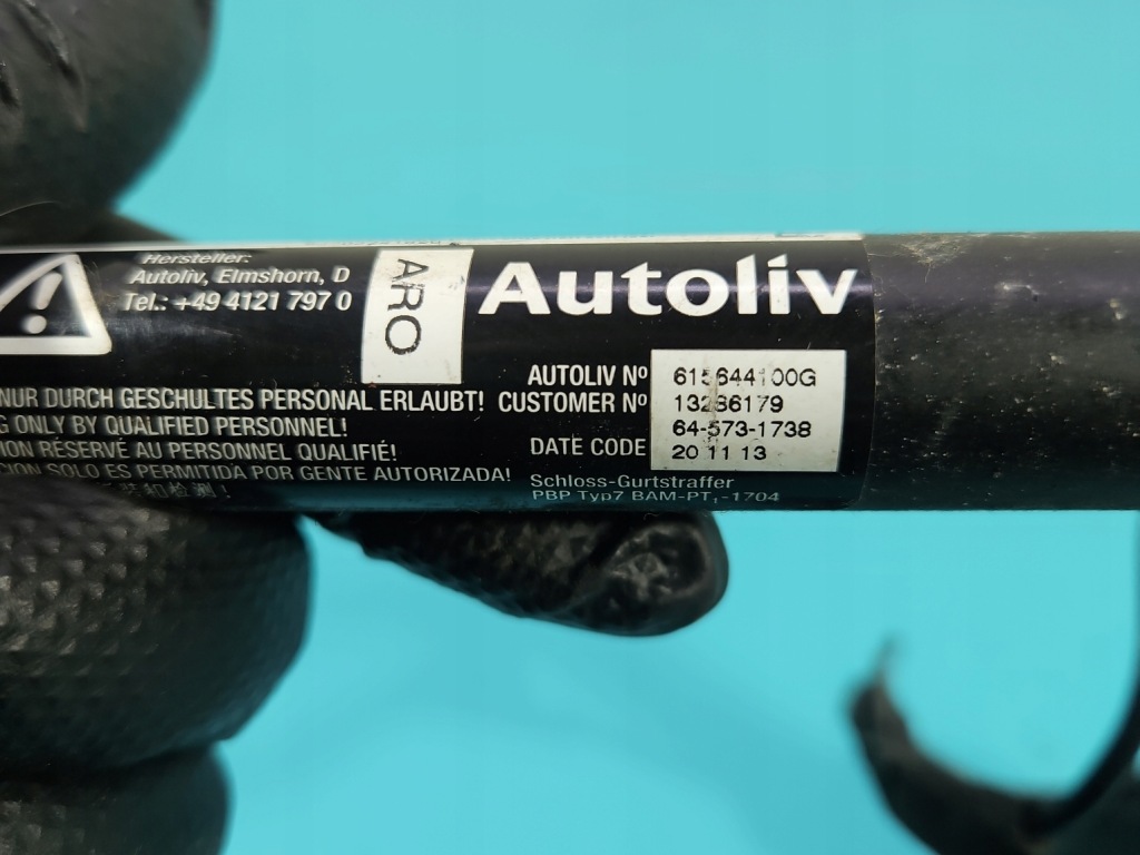 Ремень безопасности перед правый  пассажира opel corsa d 13290233 Доставка