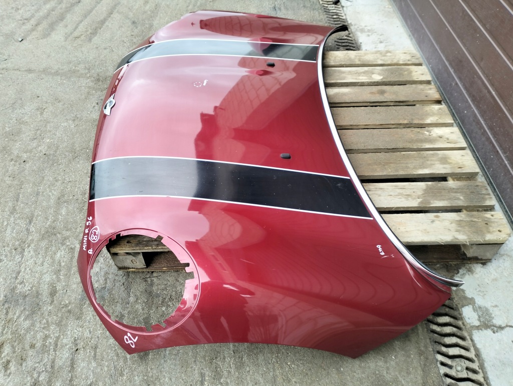 Капот mini cooper r56 2006-2010 оригинал лак 857/3 nightfire red бензин Доставка